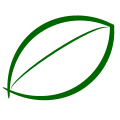 Green leaf icon.svg