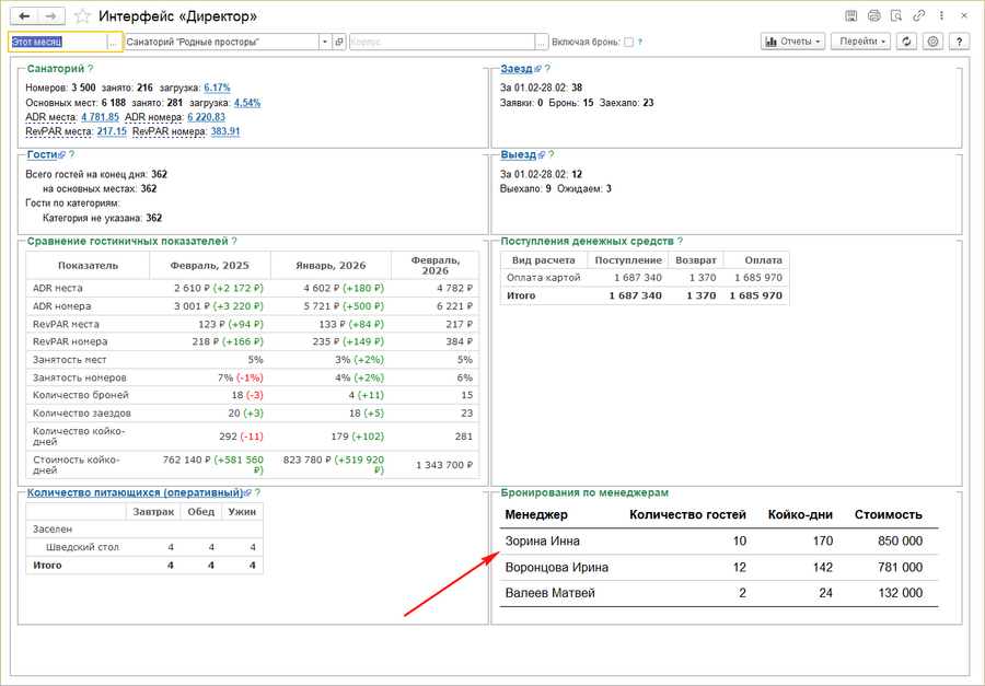 Виджет Бронирование в интерфейсе Директор.png