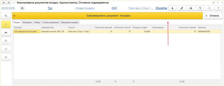 Интефейс посадки - сформировать документ посадки.png