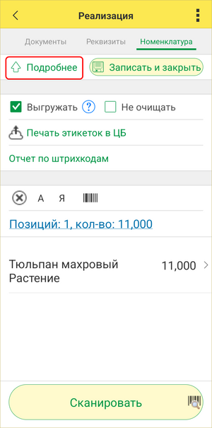 Реализация ТСД - подробнее Номенклатура.png